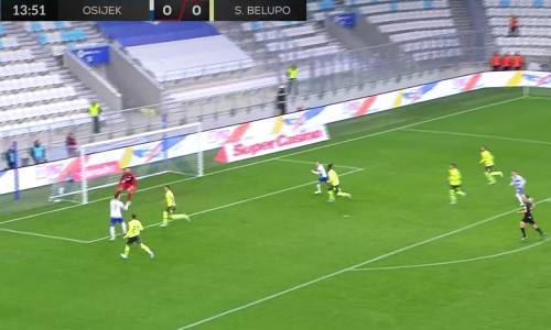 Pogledajte sjajnu akciju Osijeka: Bukvić - Jakupovića - Pušić - gol!