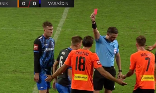Pogledajte kako je Santini u nekoliko minuta dobio crveni i žuti karton i nastavio igrati