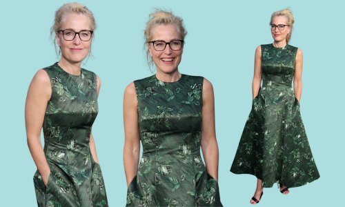 Gillian Anderson privlačila poglede u efektnoj haljini u hit boji s detaljem koji obožavamo