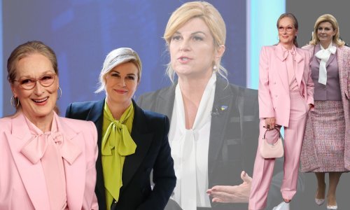 Meryl Streep 'pala' na košulju koju već godinama obožava i Kolinda Grabar-Kitarović