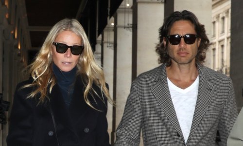 On je njezina mirna luka: Gwyneth Paltrow sa suprugom prošetala Parizom