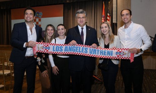 Plenković u Kaliforniji: Gotovo da nema Hrvata koji nema nekog u SAD-u