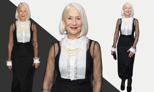 Bob frizura sjajno joj pristaje: Sjedokosa diva plijenila poglede u crno-bijelom izdanju