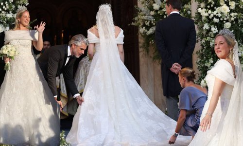 Vjenčanica dostojna princeze i Cartierova tijara za dan iz snova Grkinje Theodore