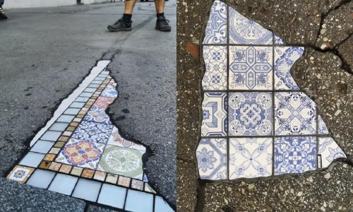 Ememem popravio Beograd: Srbi luduju za zvijezdom street arta koja im krpa rupe po gradu