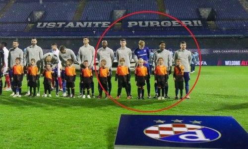 Utakmica nije ni počela, a Francuz u redovima Dinama ovim je potezom oduševio sve