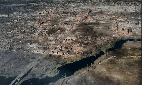 Ovo je ukrajinski grad Vovčansk. Sravnjen je sa zemljom