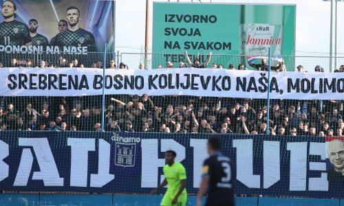 Poruka Dinamovih navijača: Srebrena Bosno kolijevko naša