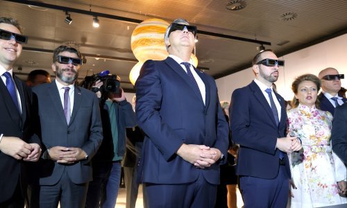 Otvoren obnovljeni Hrvatski prirodoslovni muzej u Zagrebu, došli Plenković i Tomašević