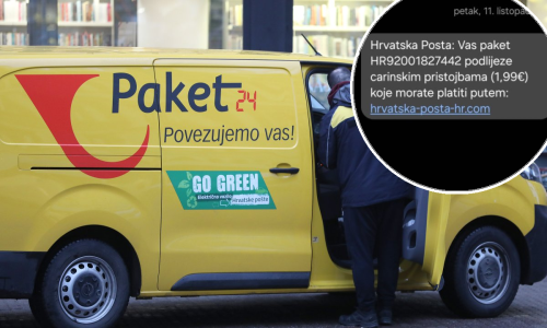 Nije poruka Hrvatske pošte: Prevaranti imaju novu 'foru' kako vas preveslati
