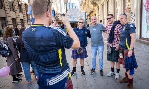 Navijači Škotske okupirali Zagreb pred utakmicu Lige nacija