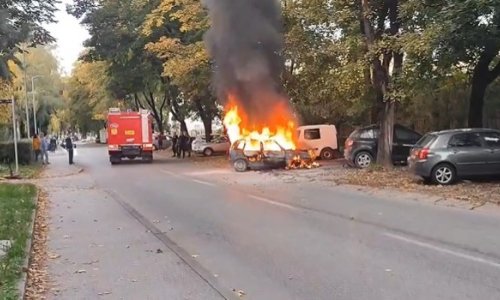 Na zagrebačkoj Sigečici izgorio automobil