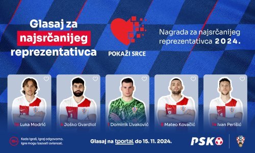 Pokaži srce za Hrvatsku: Tko je najsrčaniji Vatreni? Glasujte i odlučite uz tportal i PSK!
