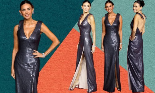 Najblistaviji izgled Demi Moore: Ova haljina pristajala joj je kao salivena