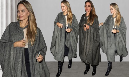 Angelina Jolie ima najljepše kapute, ali zbog ove pelerine svi padaju u drugi plan