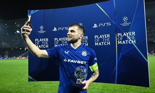 Veliko priznanje za Dinamo i Stefana Ristovskog koji je izabran u momčad kola Lige prvaka