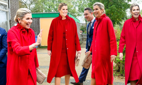 Lijepa kraljica zablistala u kaputu kao stvorenom za elegantne zrelije dame