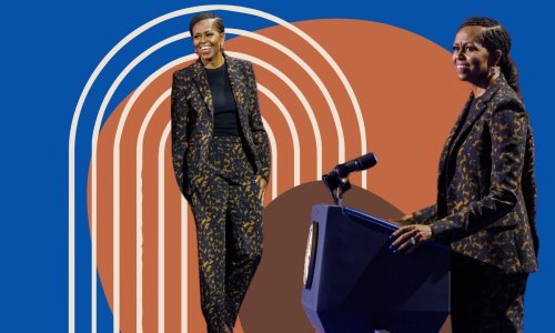 Poslovnom stilu dala zabavnu notu: Bivša prva dama dominirala u leopard uzorku