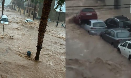 Oluja Dana potopila Valenciju: Ulicama grada plivaju automobili