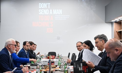 Plenković u DOK-ING-u: Otpadni mulj pretvaraju u vodik