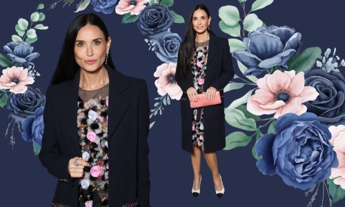 Demi Moore poput chic Francuskinja: Zadivila izdanjem u cvjetnoj haljini i hit cipelama