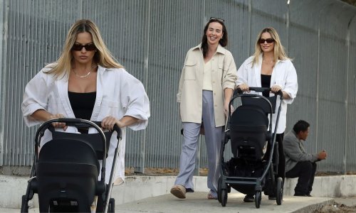 Margot Robbie snimljena u prvoj šetnji sa sinčićem