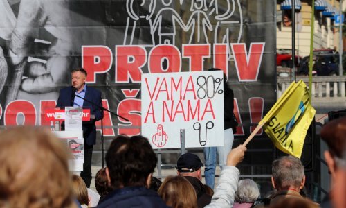 Umirovljenici prosvjedovali protiv siromaštva, traže veće mirovine