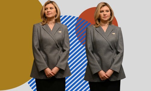 Strogi sako u glavnom fokusu: Prva dama Ukrajine plijenila elegancijom u Sloveniji