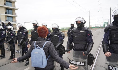 Građani blokirali rušenje mosta u Beogradu, stigli specijalci: Uhićena dva aktivista