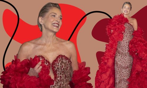 Raskošni ogrtač koji je zasjenio haljinu: Sharon Stone donijela dramu na crveni tepih