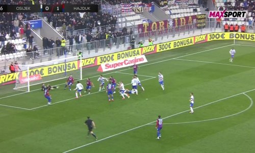 Pogledajte ludih 15 sekundi u derbiju Osijeka i Hajduka