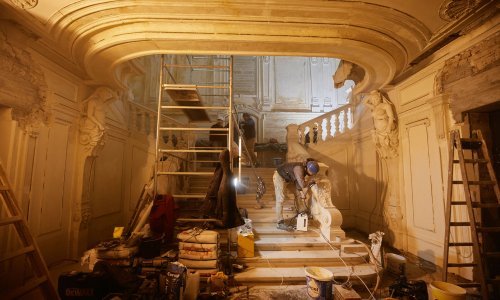 Svečano stubište Hrvatskoga glazbenog zavoda izranja u povijesnoj ljepoti