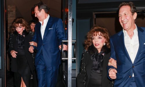 On joj je peti suprug: Joan Collins u rijetkom izlasku sa 31 godinu mlađim suprugom