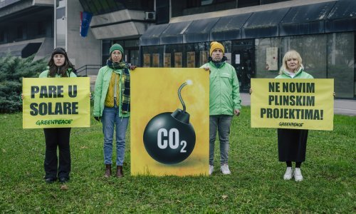 Prosvjed Greenpeacea zbog alarmantnog problema: ‘Brane se novim fosilnim projektima!’