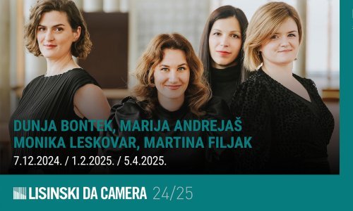 Četiri vrsne umjetnice zajedno u ciklusu Lisinski da camera