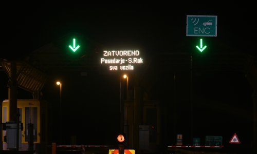 Zbog olujnog vjetra zatvoren dio autoceste A1, dvije prometne nesreće na A3