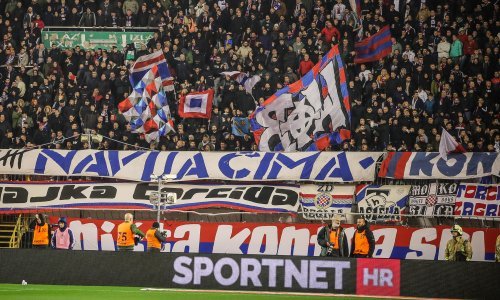 Evo zašto je iznad transparenta Torcida Zagreb bila obješena tenisica