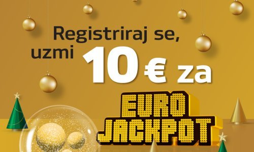 Registriraj se, uzmi 10 € za Eurojackpot i osvoji do 120.000.000 €