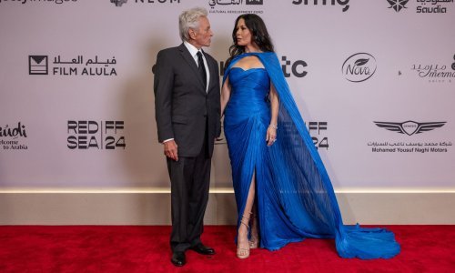 Pogled Michaela Douglasa jasno je otkrio što misli o izgledu svoje supruge