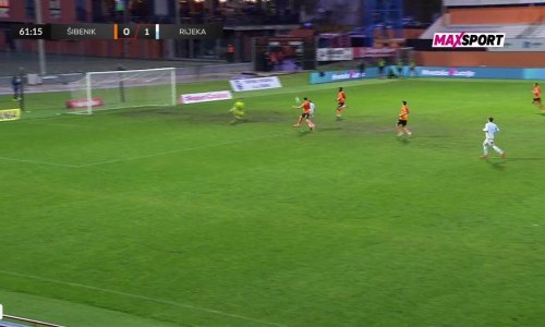 Rijeka je mogla dotući Šibenik; pogledajte što je promašio Fruk