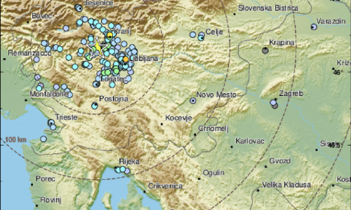 Potres magnitude 3,6 po Richteru probudio Slovence, a osjetili su ga i Hrvati