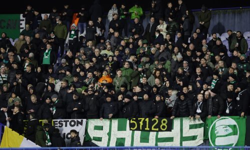 Celticovi navijači na Dinamovom stadionu sa zabranjenom zastavom