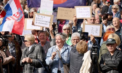 Umirovljenici ponovno kreću u prosvjed: 'Trebaju nam rješenja odmah i sada'