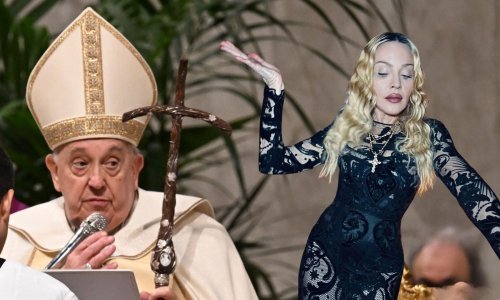 Izazvala bijes vjernika: Madonna objavila lažne fotke na kojima je papa Franjo grli