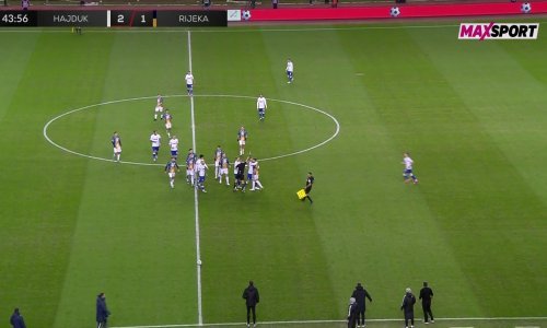 Pogledajte sukob igrača Hajduka i Rijeke; Livaja je prvi izgubio živce