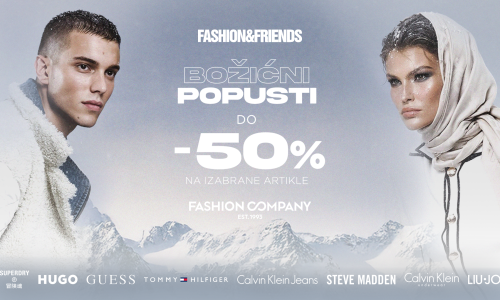 Najsjajniji božićni popusti su stigli! Do 50% na omiljene brendove u Fashion Company trgovinama!