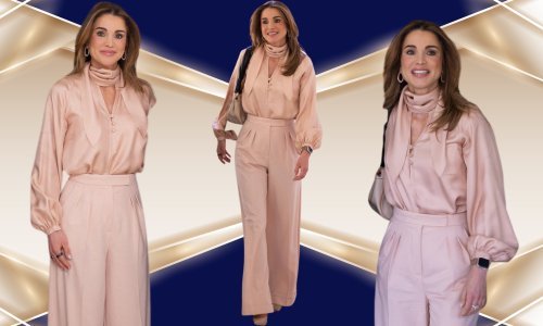 Kraljici Raniji hit hlače koje noge čine duljima stoje kao salivene