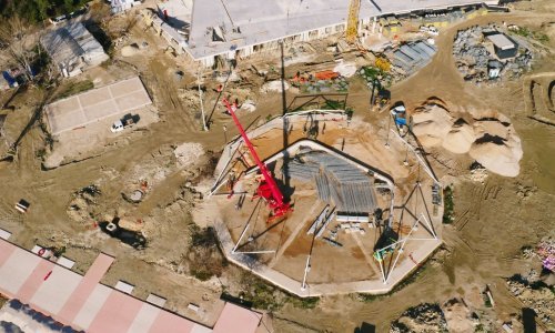 Pogledajte stanje na najvećem splitskom gradilištu: Postavlja se kupola na amfiteatru