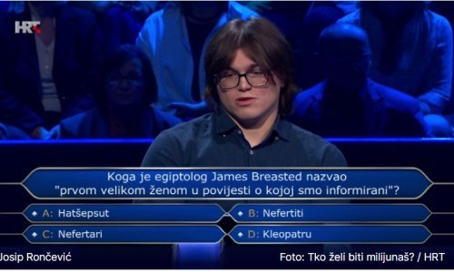 Znate li odgovor na pitanje zbog kojeg je natjecatelj ostao bez 5000 eura?