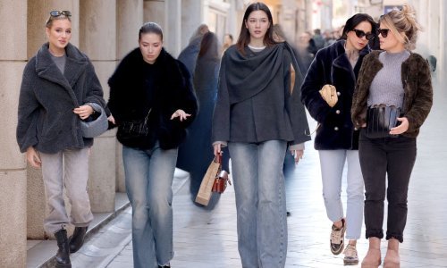 Zadranke se ogrnule trendi bundama, a evo što se nosilo na Stradunu